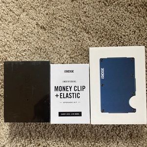 Aluminum Ridge Wallet Bundle- Navy